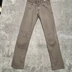 Faherty Pants Mens 30 Gray Jeans Chino Preppy 33.5” Inseam Slim